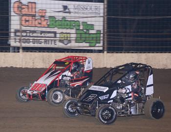 Garrett Hulsey #88G and Chase Porter #2