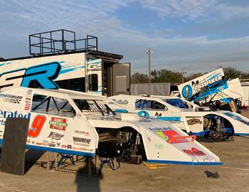 Ken ready to race at the DIRTcar Nationals at Volusia Speedway Park in February 2025.