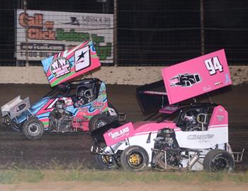 Abigayle Lett #9 and Sophie Frazier #94