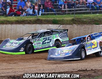 Peoria Speedway (Peoria, IL) – MARS Late Model Championship – Garry Swibold Memorial – April 27th, 2024. (Josh James Artwork)