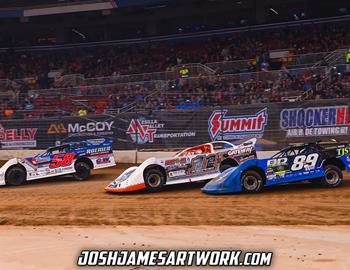 Dome at America’s Center (St. Louis, MO) – Gateway Dirt Nationals – December 1st-3rd, 2022. (Josh James Artwork)