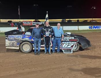 Shane Gibbons won the Arkansas Factory Stock feature at 67 Speedway of Texarkana on June 27.