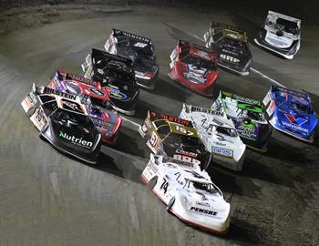 Volusia Speedway Park (De Leon Springs, FL) – World of Outlaw Late Model Series – DIRTcar Nationals – February 10th-15th, 2025. (Josh James Artwork)