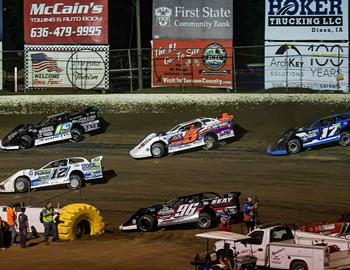 I-55 Federated Raceway Park (Pevely, MO) – World of Outlaw Late Model Series/DIRTcar Summer Nationals Hell Tour – Firecracker Faceoff – June 20th-21st, 2025. (Tyler Carr Photo)
