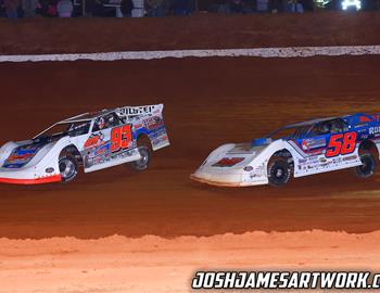 Tri-County Racetrack (Brasstown, N.C.) – Castrol FloRacing Night in America – FK Rod Ends Tar Heel 50 – October 6th, 2022. (Josh James Artwork)