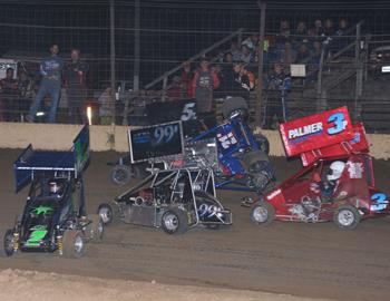 G. Benson #2, J. Atherton #99J, L. Jesina #5L, L. Hinck #21H and D. Palmer #3P