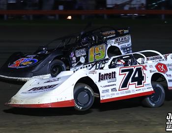 Farmer City Raceway (Farmer City, IL) – World of Outlaws Late Model Series – Illini 100 – April 11th-12th, 2025. (Josh James Artwork)