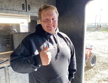 Cody Thompson during the 2023 race season.