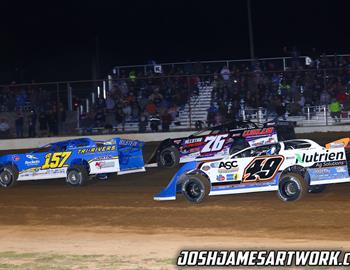 Brownstown Speedway (Brownstown, IN) – Castrol FloRacing Night in America – April 27th, 2022. (Josh James Artwork)