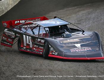 Arrowhead Speedway (Colcord, OK) – Fujita 50 – Comp Cams Super Dirt Series – March 27th-28th, 2026. (Todd Boyd photo)