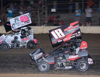 Megan Thomas #45 and Wyatt Siegel #18