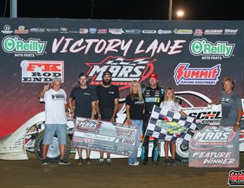 Quincy Raceways (Quincy, IL) – Midwest Auto Racing Series (MARS) Late Model Championship – Gem City Showdown – September 14, 2025. (Brendon Bauman Photos photo)