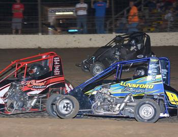 Allan Koch #41, Brian Lunsford #8 and Tom Curran #11