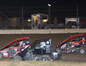 Trey Schleicher #48S, Quinton Benson #17K and Tim Koch #14