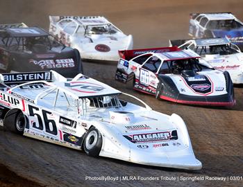 Springfield Raceway (Springfield, MO) – MLRA Founders Tribute – February 28-March 1, 2025. (Todd Boyd photo)