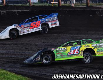 Lincoln Speedway (Lincoln, IL) – Castrol FloRacing Night in America – May 12th, 2022. (Josh James Artwork)