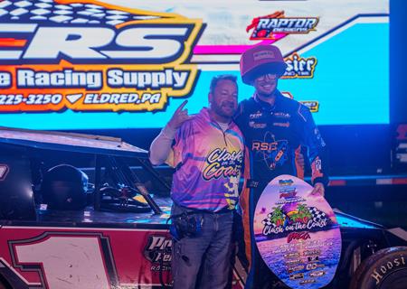 Ward Breaks Through at Deep South for First IMCA TV Clash On The Coast Triumph