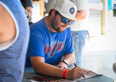 Daniel Adam attends Turkey Bowl XIX at Springfield Raceway