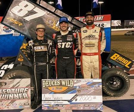 CLEAN SWEEPING: Aaron Reutzel and RSR perfect in POWRi finale at Texas Motor Spe