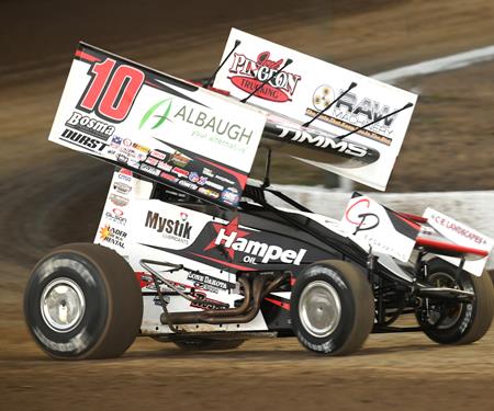 Timms concludes World of Outlaws DIRTcar Nationals with top-ten in Wednesday ope