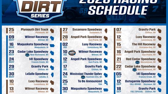 Midwest Legends Dirt Series Release 2026 Schedule