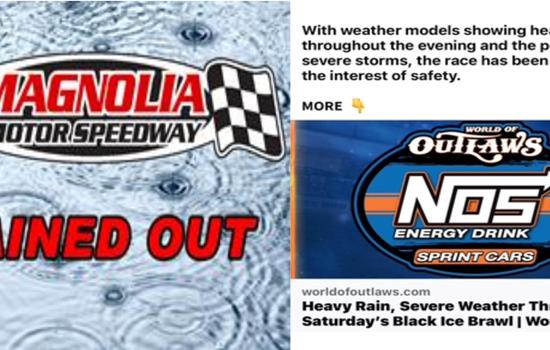 WoO Sprint Car March 7th Race CANCE