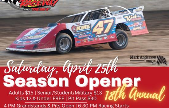 New Season Opener and Practice Date