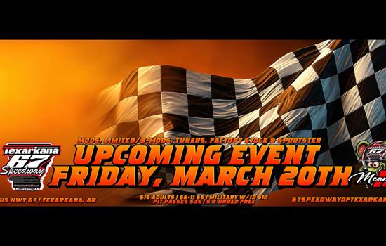 We are racing this FRIDAY NIGHT, Ma
