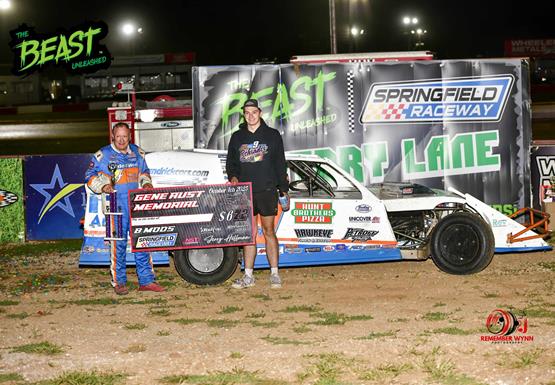 Ken Schrader Scores Gene Aust Memorial Victory at Springfield Raceway