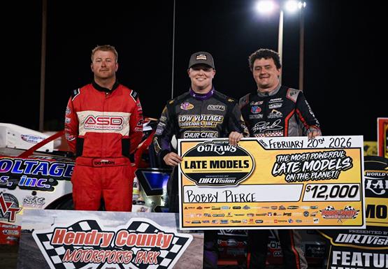 Ethan Dotson runner-up with World of Outlaws at Hendry County Motorsports Park