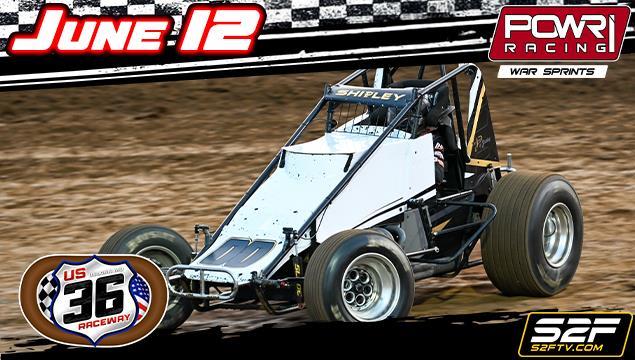 US 36 Raceway Return for POWRi Wingless Auto Racin...