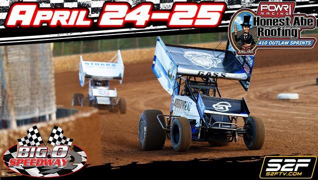 Big O Speedway Welcomes POWRi 410 Outlaw Sprint De...