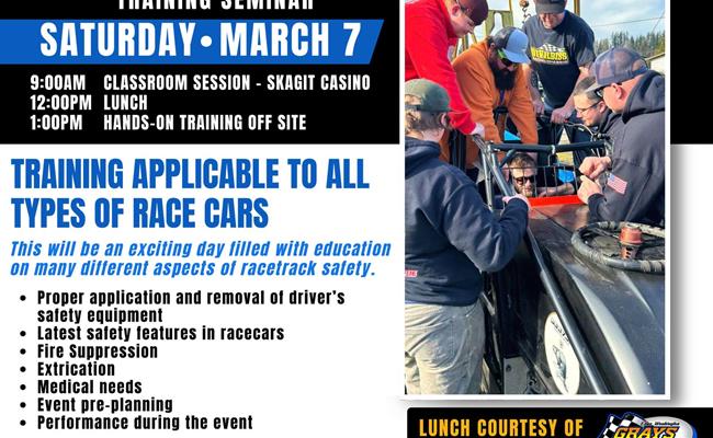 MEDSTAR SAFETY TRAINING AT SKAGIT SPEEDWAY