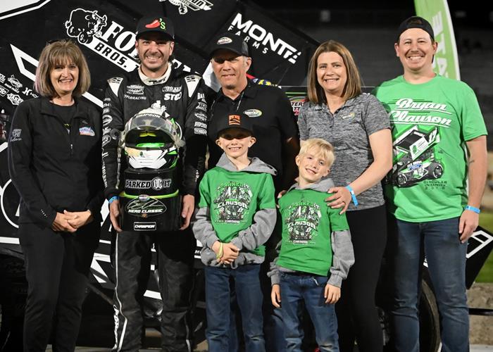 PARKED IT: Aaron Reutzel wins the Driven2SaveLives Bryan Clauson Hero Classic at Kokomo