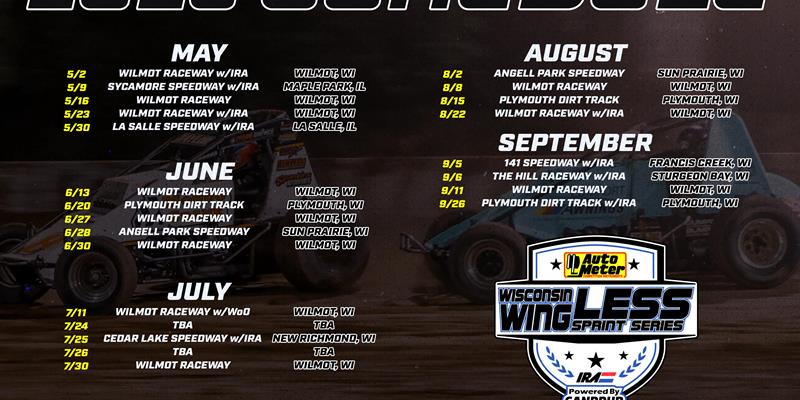 Auto Meter Wisconsin wingLESS Sprints presented by Gandrud Release Initial 2026 Schedule