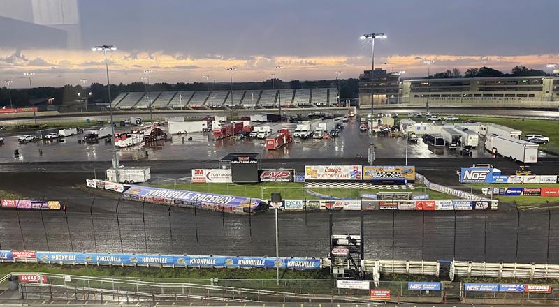 Rain Stops Dennison Racing Tees/Jersey Freeze Night After Qualify