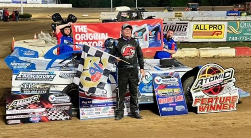 Jerry Bowersock Bags Mother’s Day Shootout Win at Atomic Speedway