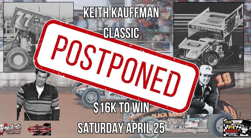 Port Royal Speedway Postpones Keith Kauffman Classic To May 16th