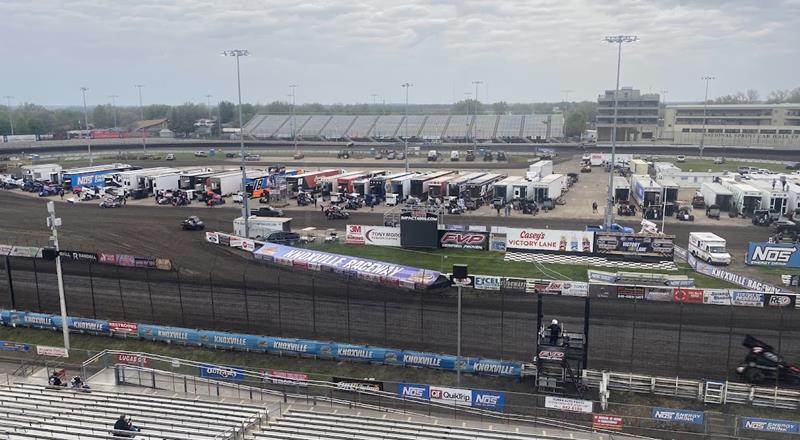 Knoxville 410 Practice Night Sees 37 Cars!