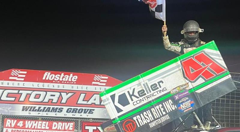 Rumsey Outruns Dietz To Williams Grove 410 Sprint Win, Cody Fletc