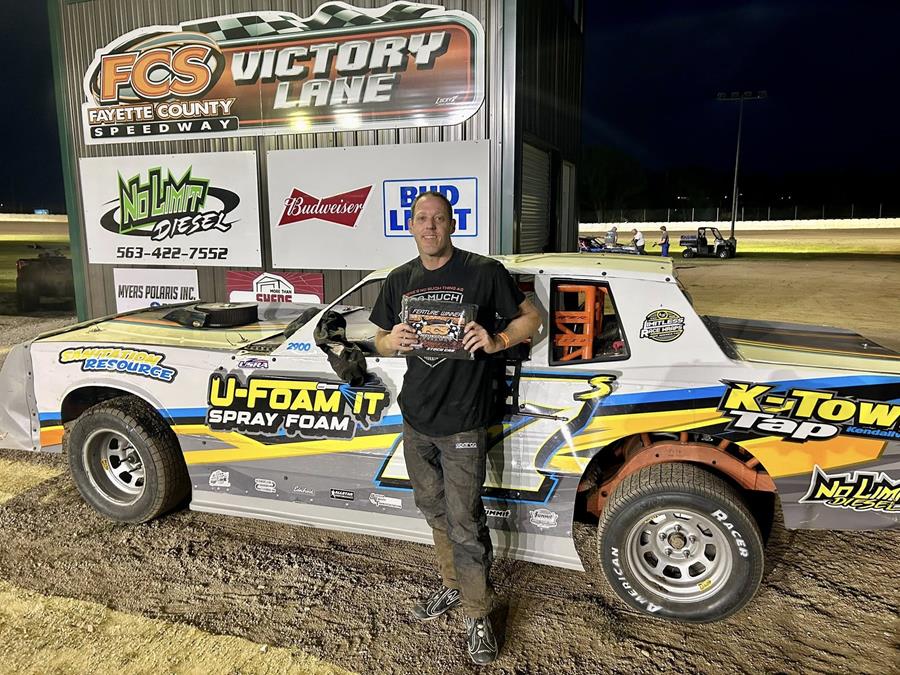 Moss, Schlangen, Moudry & Fels Capture Big Wins at Fayette County Speedway