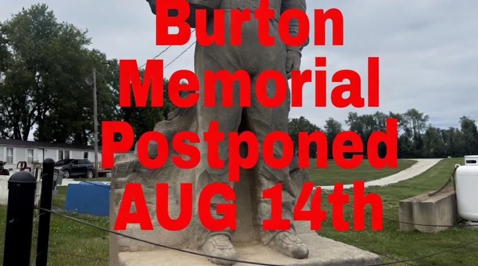 Burton Memorial Rained Out