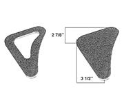 A&A 90° Heavy Duty Corner Gusset, 1/8" Steel 4/Pack