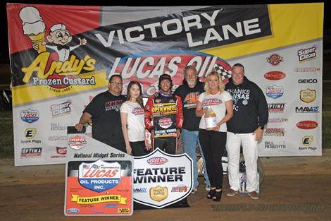 Thorson Wins Lucas Oil, Gets Birthday Wish