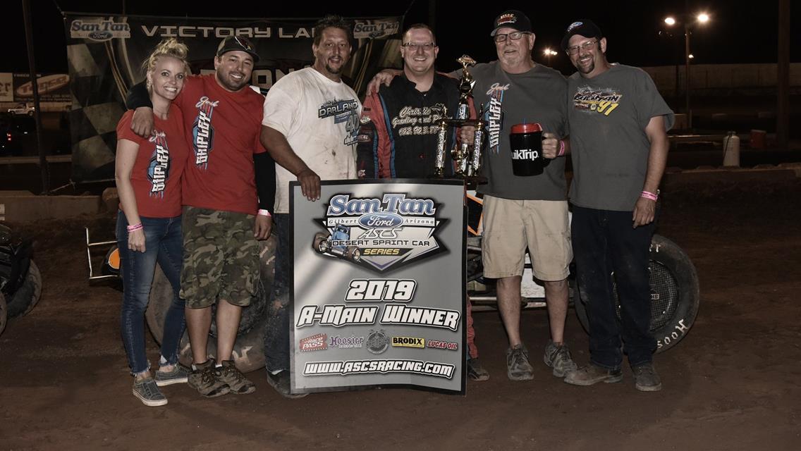 Joshua Shipley Earns Second Win and Takes Over ASCS Desert Sprint Car Series Points Lead