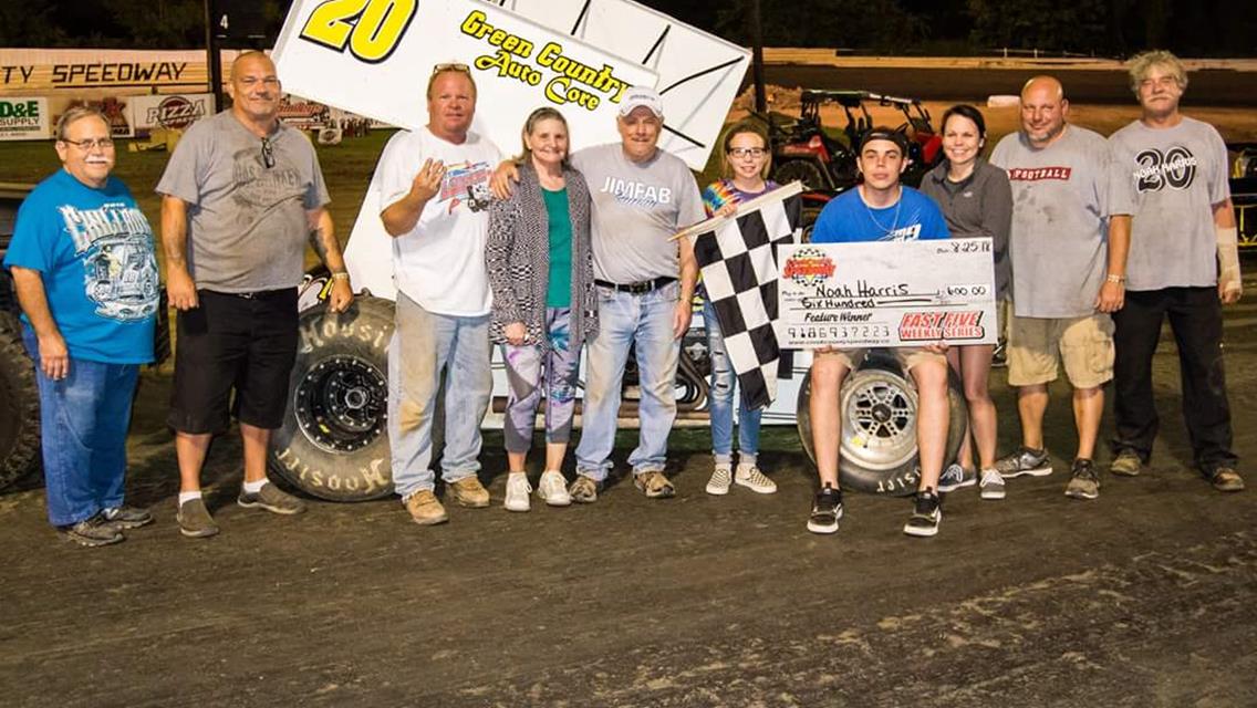 Harris, McGehee, Cartwright, And Family McSperitt Top Thrilling Night At Creek County Speedway
