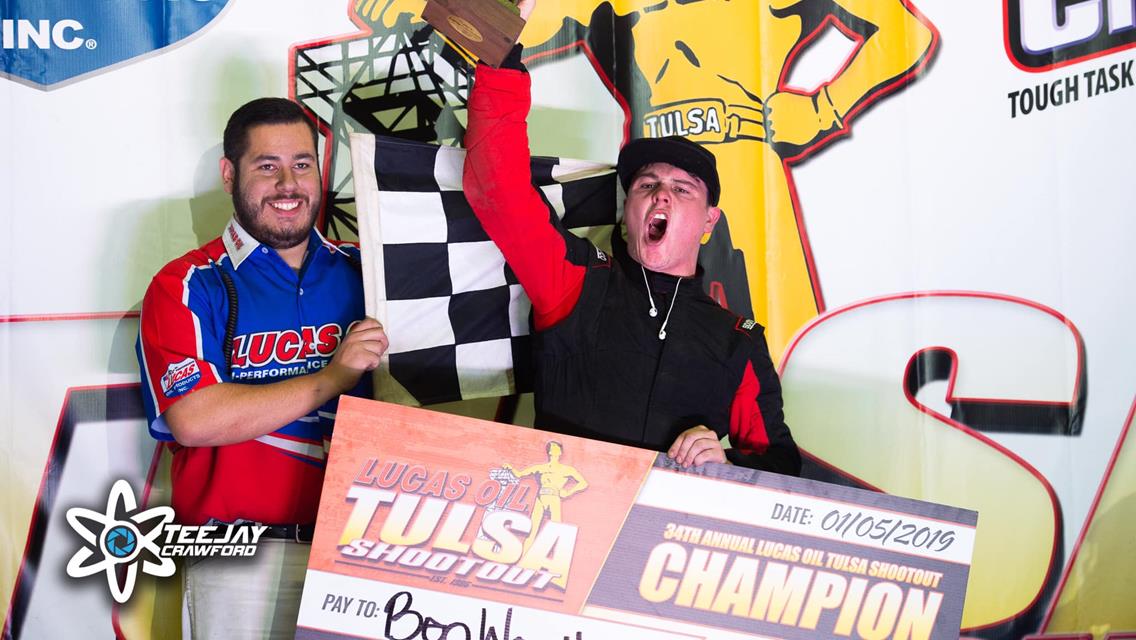Worth Among Half-Dozen First Time Winners In 34th Lucas Oil Tulsa Shootout