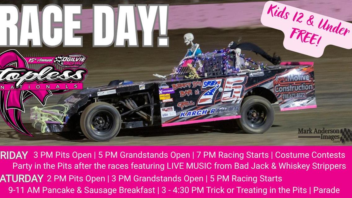 Topless Nationals - Friday and Saturday, Oct 17 & 18