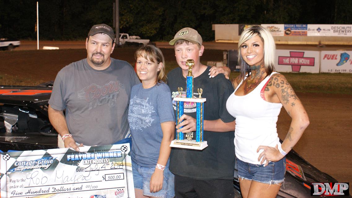 Rob Mayea Wins Wild CGS Late Model Feature; Hand Wins In The Northwest Extreme Modifieds