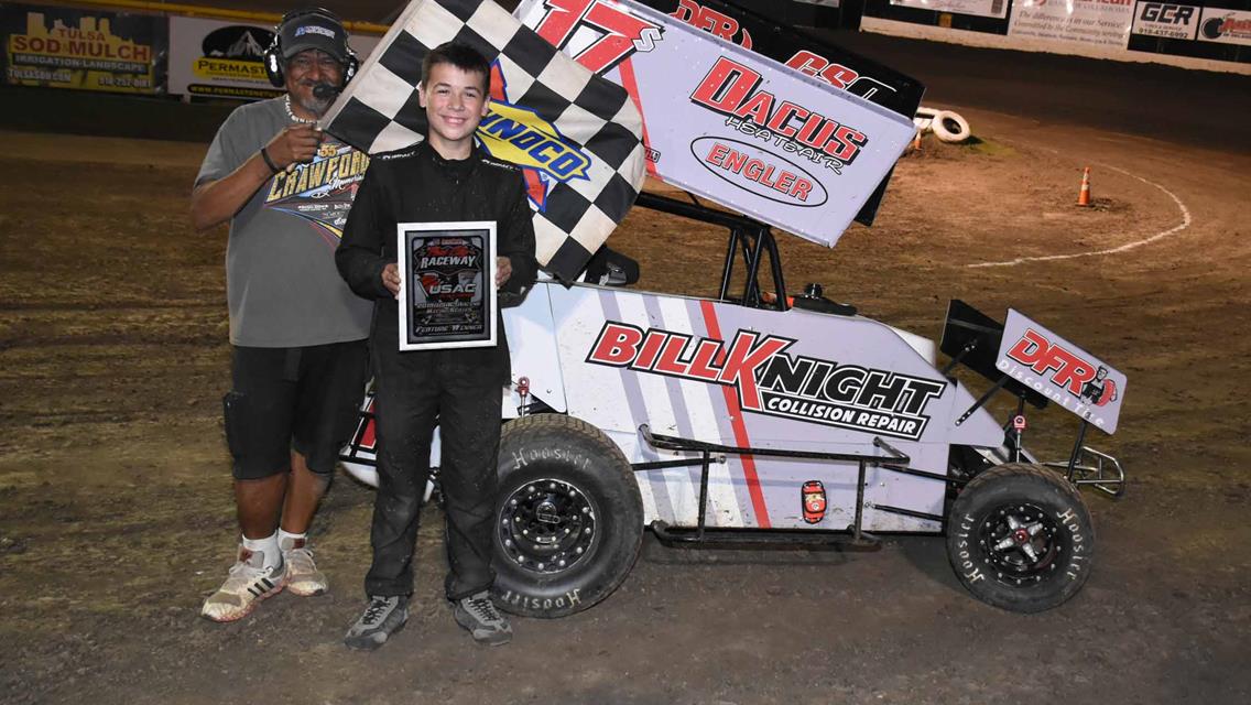 Jost, Lee, Pence, Cody. Silva, Truitt and Cash Run to USAC Weekly Racing Victory at Port City Raceway